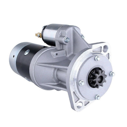 12V 9T Starter Motor YM123900-77010 suitable for Komatsu Skid Steer Loader CK20 CK25 SK1026 SK1020 Excavator PC75R PC95R PC110R