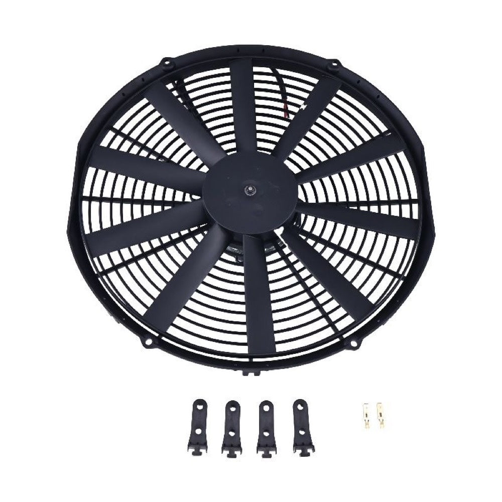 12V Aftermarket Spal 30102201 VA18-AP71/LL-86A Condenser Puller Fan fits Excavator Truck Generator
