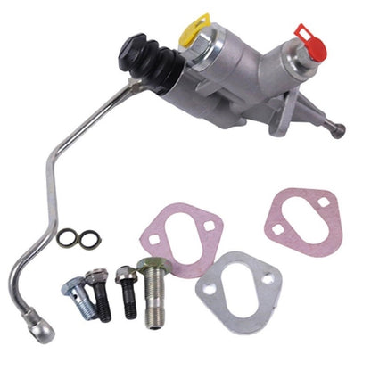 12V Fuel Lift Pump Kit With Line 4988747 3936316 compatible with Cummins Engine 6BT Dodge Ram Pickup Truck 2500 3500 5.9L 1994-1998