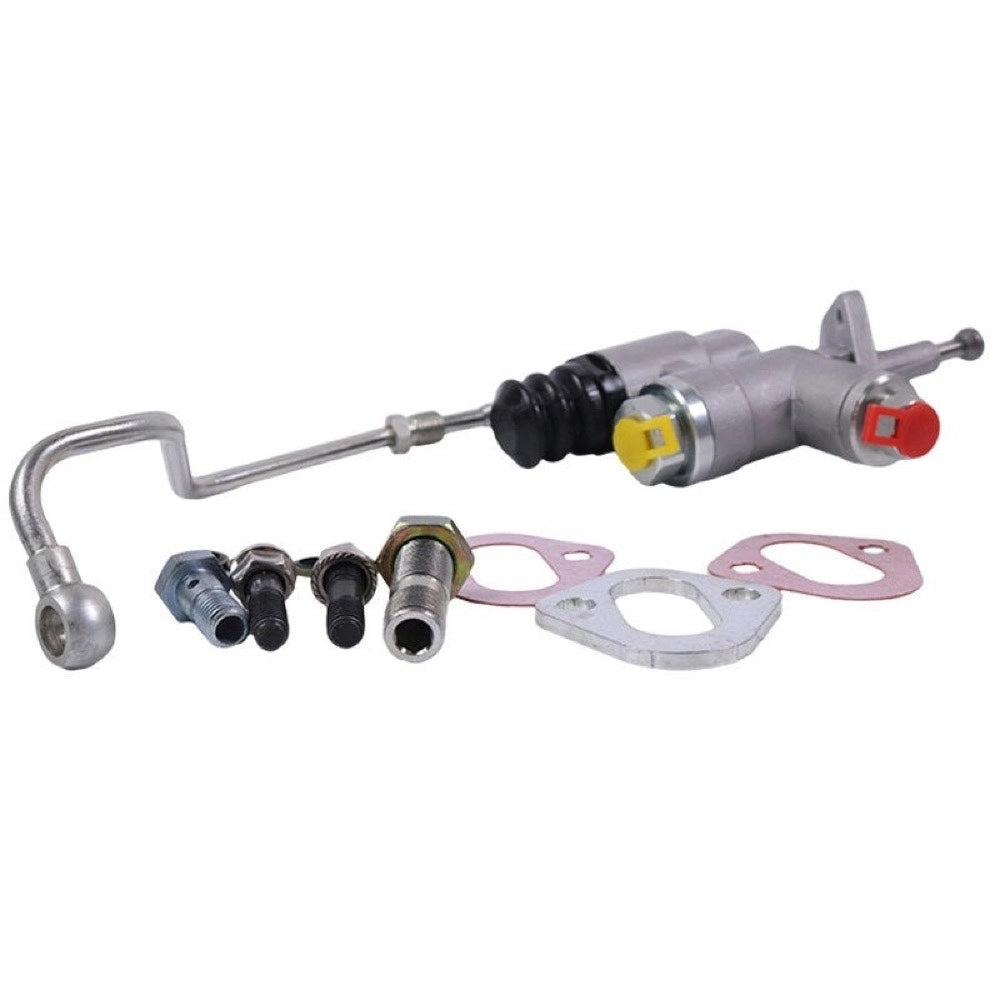 12V Fuel Lift Pump Kit With Line 4988747 3936316 compatible with Cummins Engine 6BT Dodge Ram Pickup Truck 2500 3500 5.9L 1994-1998