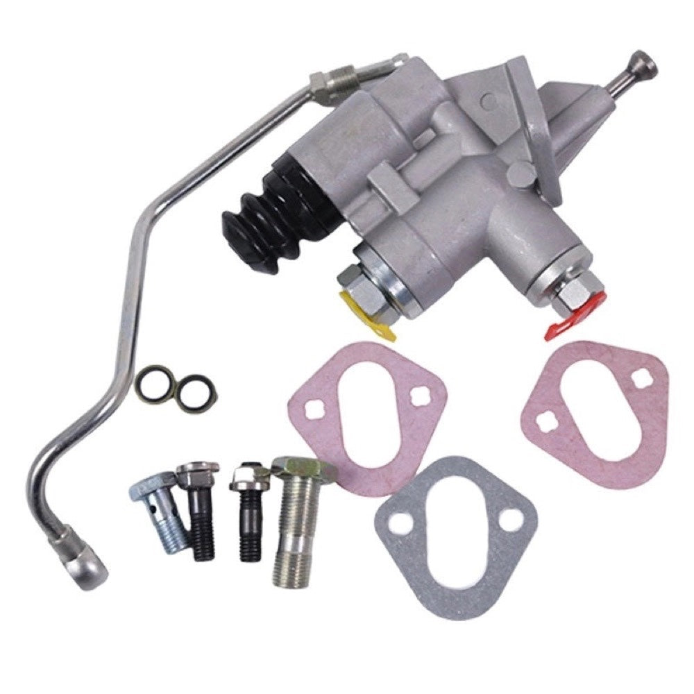 12V Fuel Lift Pump Kit With Line 4988747 3936316 compatible with Cummins Engine 6BT Dodge Ram Pickup Truck 2500 3500 5.9L 1994-1998
