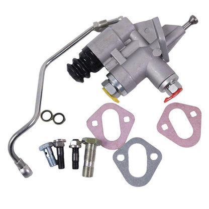 12V Fuel Lift Pump Kit With Line 4988747 3936316 compatible with Cummins Engine 6BT Dodge Ram Pickup Truck 2500 3500 5.9L 1994-1998