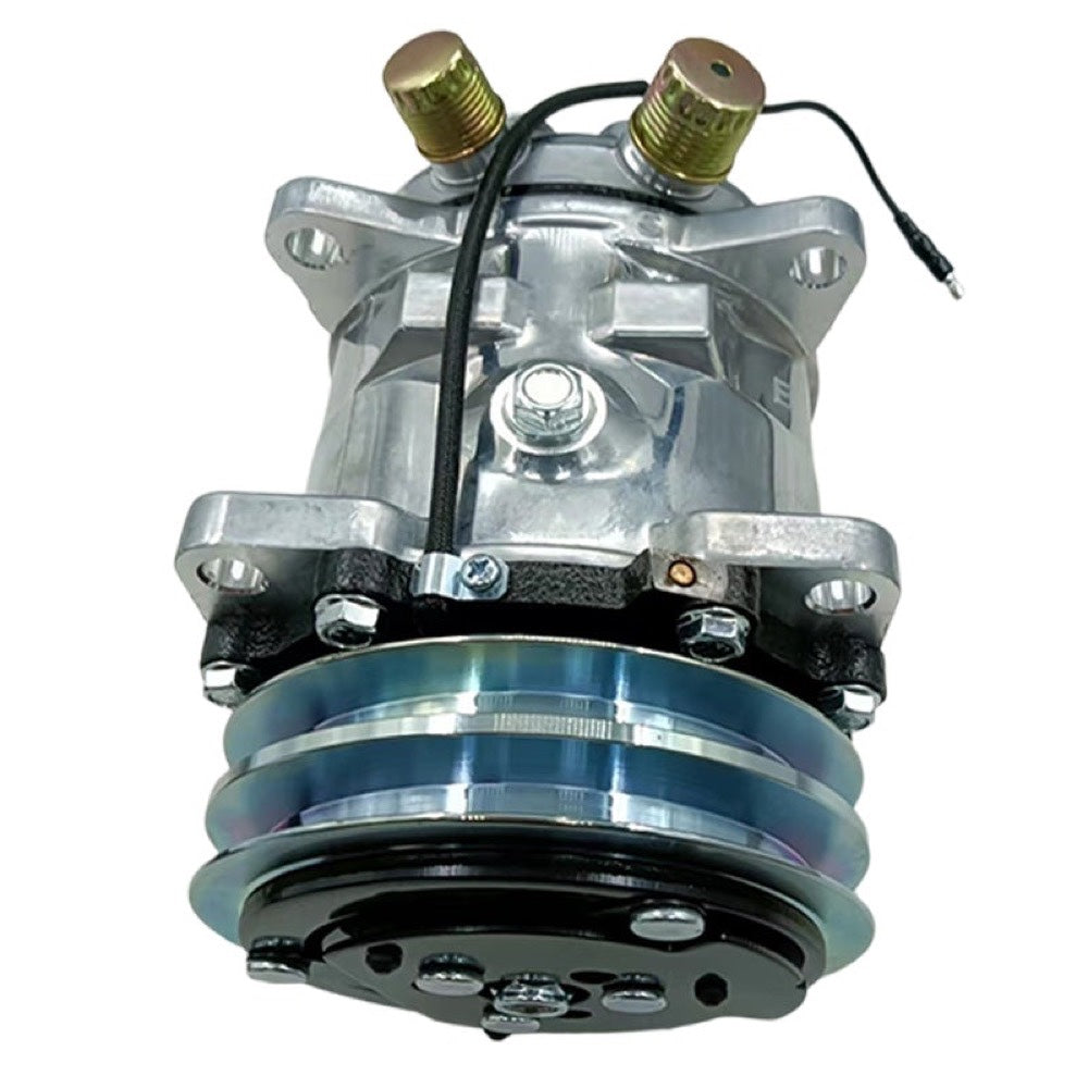 12V SD5H09 A/C Compressor 345-4547 compatible with Caterpillar CAT 259D 279D 289D 299D 257D 277D 287D 236D 246D