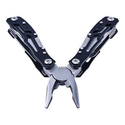 14-in-1 Multifunctional Pliers Portable Multitool with Pocket Clip Knife Screwdrivers Saw & Wire Cutters Ideal compatible with Camping DIY & Everyday Use