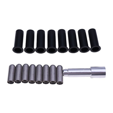 17Pcs Door Pin Guides & Door Bushing Removal Tool compatible with Jeep Wrangler JK JL 07-20