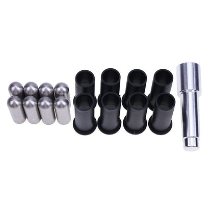 17Pcs Door Pin Guides & Door Bushing Removal Tool compatible with Jeep Wrangler JK JL 07-20