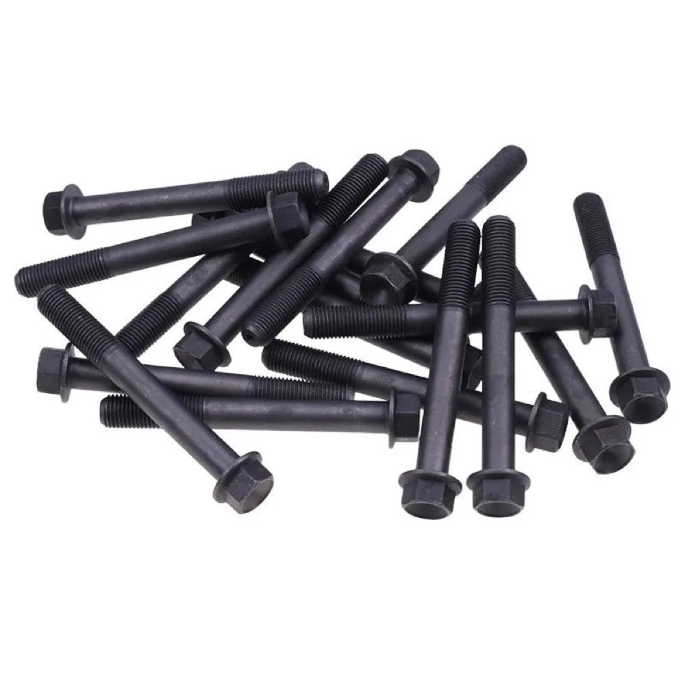 18 PCS Cylinder Head Bolt YM129150-01200 fits Komatsu Engine 4D84-2 4D84E-3 4D88E-3