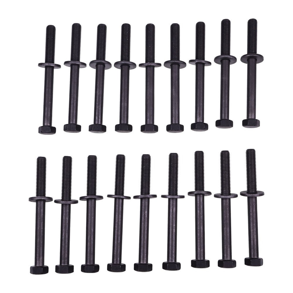 18 Pieces Cylinder Head Bolt 14-32145-01 94455667 81072300 81012800 T09003-00 fits Isuzu Engine 4JH1-TC 4JB1-T 4JB1-TC 4JG2 4JG2T 4JG2TC