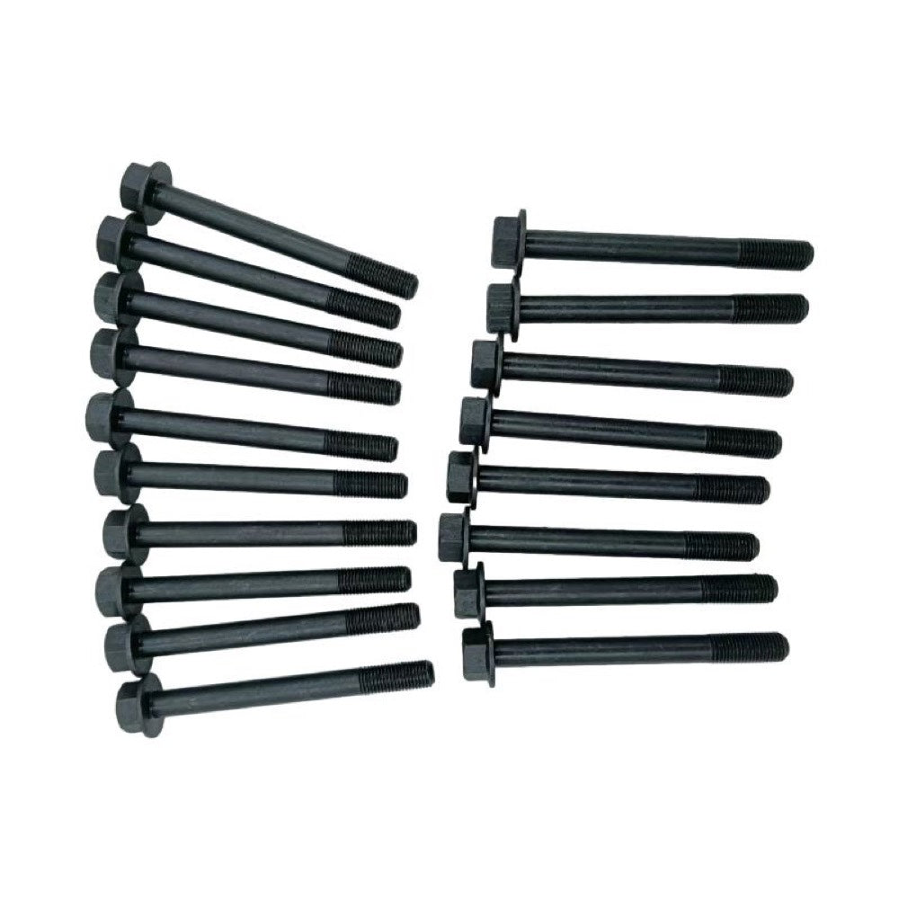 18Pcs Cylinder Head Bolt 129900-01200 for use with Yanmar Engine 4GP98 4TNE92 4TNE94 4TNE94L 4TNE98 4TNV94L 4TNV94 4TNV98 4TNV98C 4TNV98CT 4TNV98T