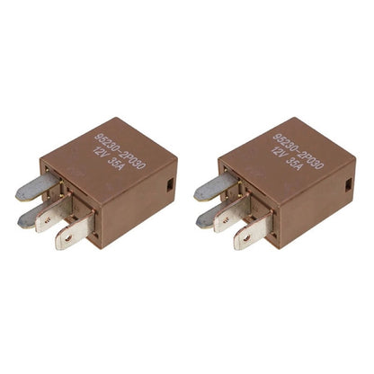 2 Pcs 4 Pin 12V 35A Power Relay 95230-2P030 fits Hyundai Accent Azera Elantra Genesis G70 G80 G90 GV80 Kia Forte Sorento