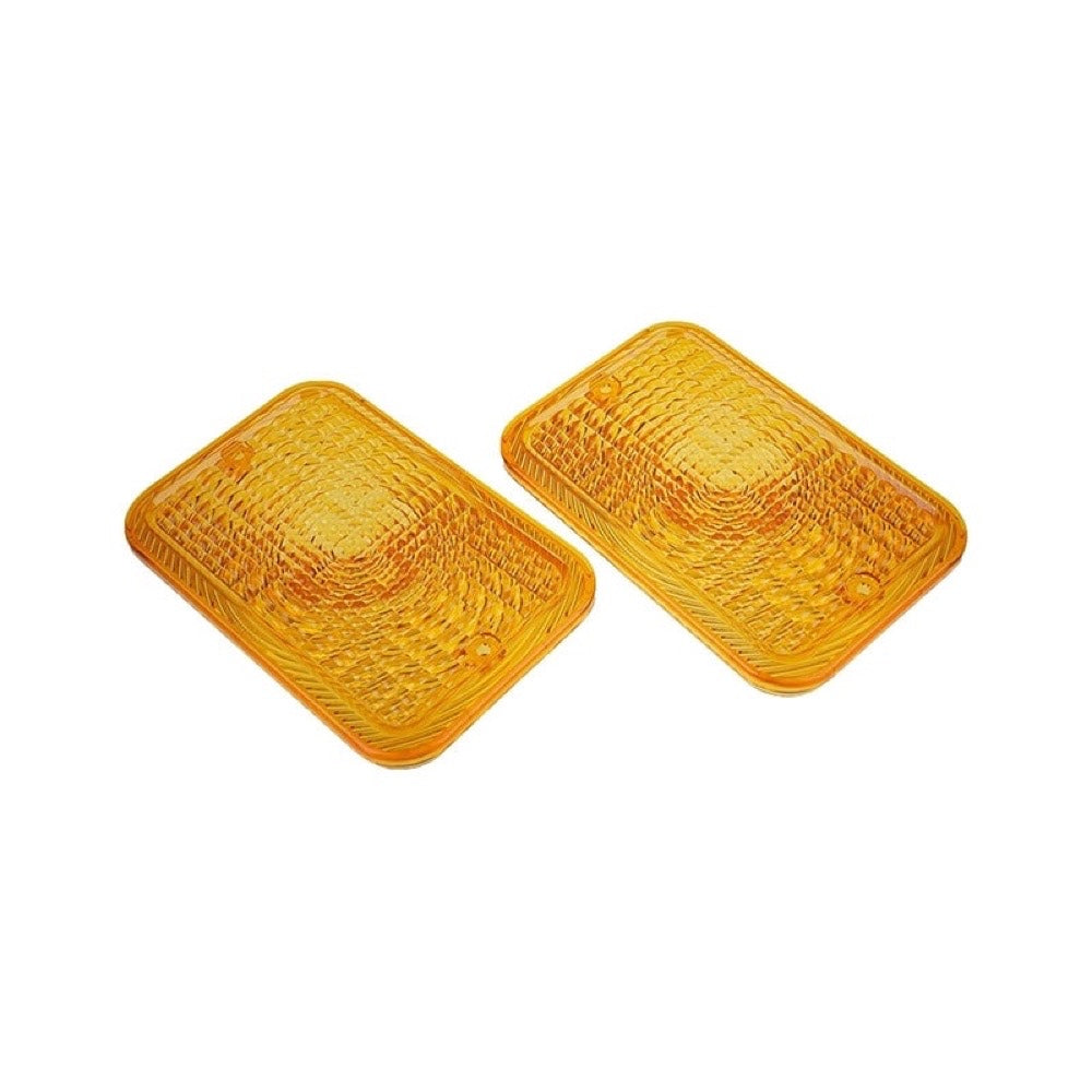 2 Pcs Amber Light Lens LVU18745 suitable for John Deere Engine 4024 4045 Tractor 2305 2520 3320 4105 4120 4310 4500 4600 5415 1023E
