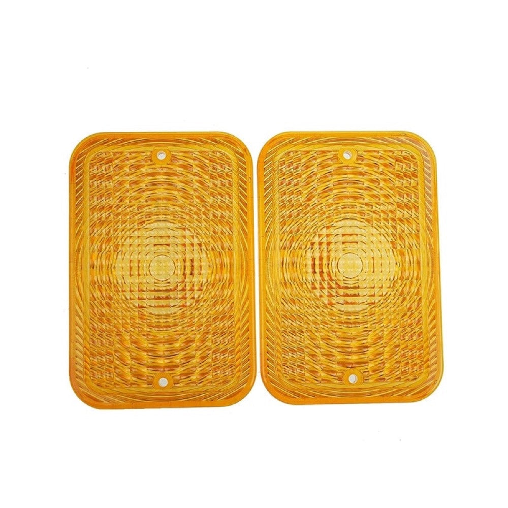 2 Pcs Amber Light Lens LVU18745 suitable for John Deere Engine 4024 4045 Tractor 2305 2520 3320 4105 4120 4310 4500 4600 5415 1023E