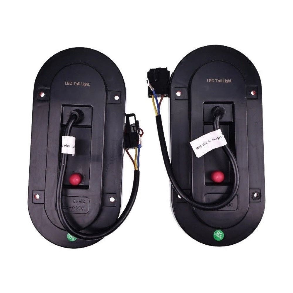 2 PCS LED Red Oval Tail Light 30-3153347 for use with Agco Tractor 100 120 140 160 185 2-105 2-150 2-180