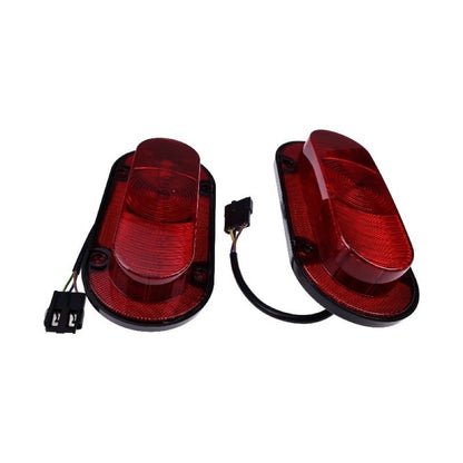 2 PCS LED Red Oval Tail Light AR78825 fits John Deere Tractor 7200R 7210R 7250R 7260R 7290R 7R210 7R250 7R310 7R350