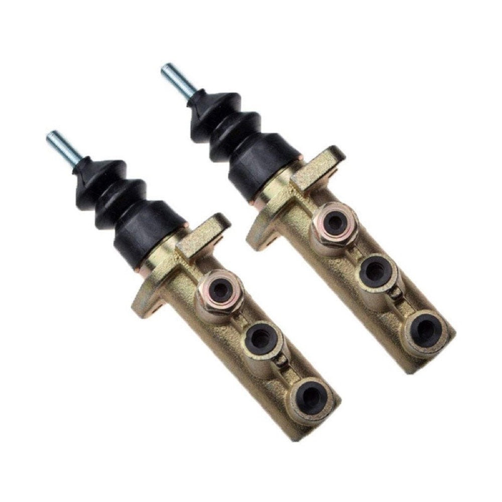 2 Pcs Master Brake Cylinder 182445A1 D143162 D141150 fits CASE 580SL 580SL Series 2 580SM 580K 580L 580M