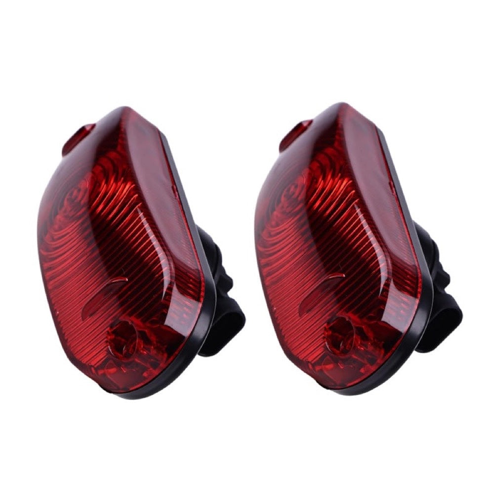 2 Pieces 12V 27W Red Light Assembly 87627854 suitable for CASE Combine 5088 6130 6140 7120 8120 8230 New Holland Loader C227 C232 L213 L223