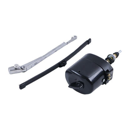 2 Pieces 12V Universal Windshield Wiper Motor Kit HR1855RED fits Chevy Ford Mopar GM Jeep Boat
