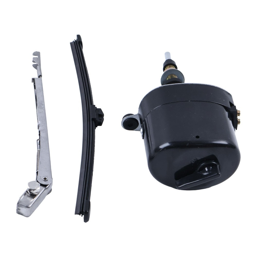 2 Pieces 12V Universal Windshield Wiper Motor Kit HR1855RED fits Chevy Ford Mopar GM Jeep Boat