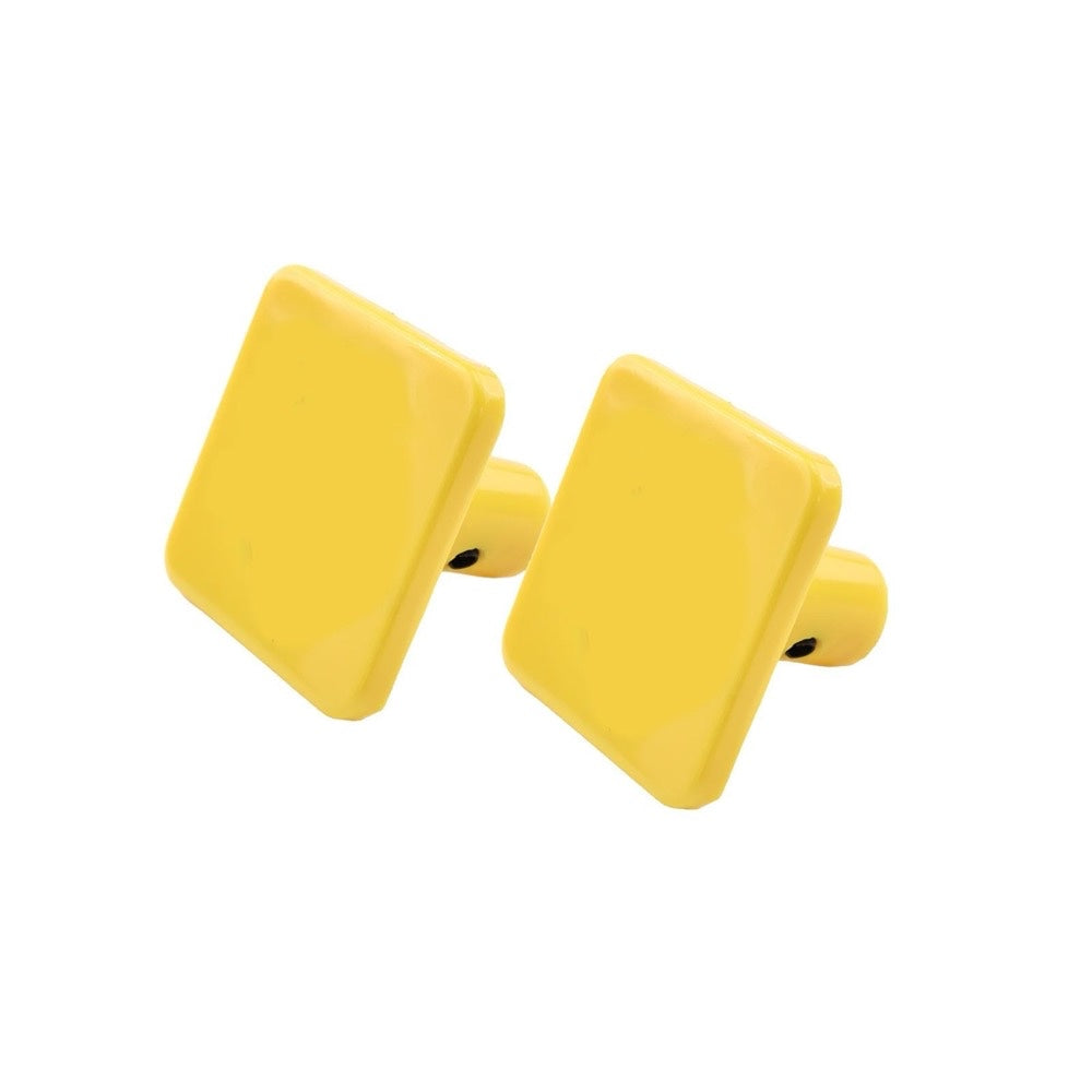 2 Pieces Aftermarket Bendix 248433 Torque Yellow Parking Brake Valve Knob With Roll Pin suitable for Vehicle Dash Brake Control Valve