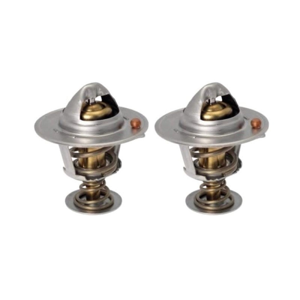 2 Pieces Engine Coolant Thermostat 25500-2E000 for use with Hyundai Elantra Tucson 1.8L 2.0L 2011-2021
