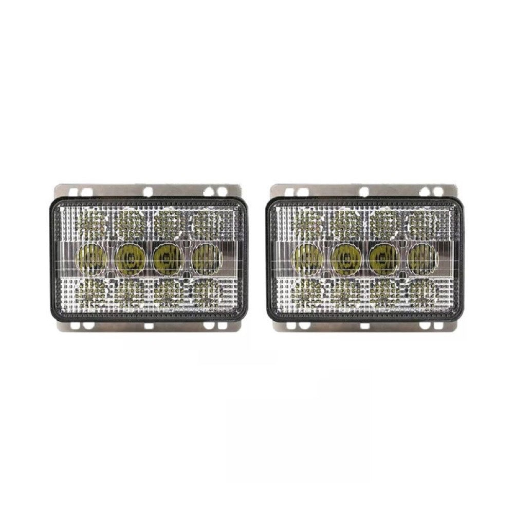 2 Pieces LH Headlight AL152331 fits John Deere Tractor 5620 5720 5820 6020 6120 6220 6420 5080M 5090M 5100M