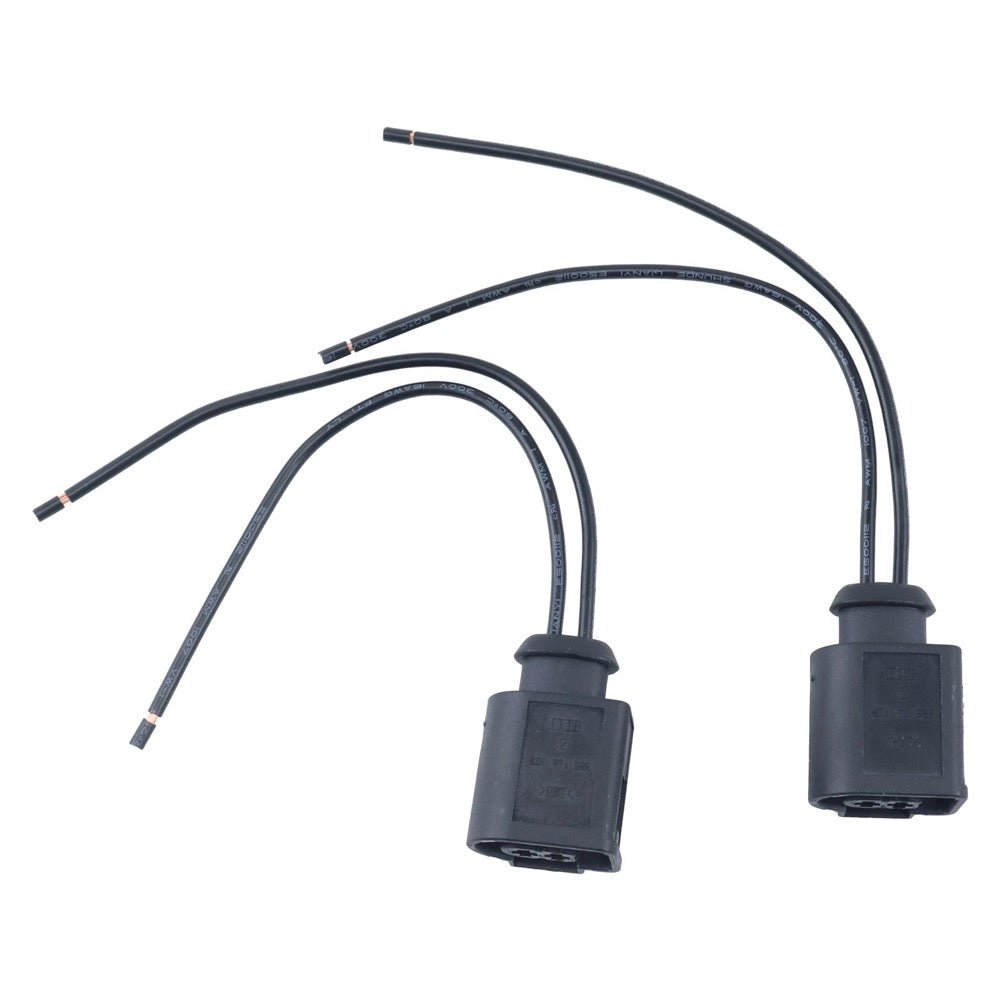 2 Pieces Pigtail Plug Wiring Connector 4D0-971-992 fits Audi R8 A3 Q3 Volkswagen GTI Jetta Passat Beetle Golf 2006-2018