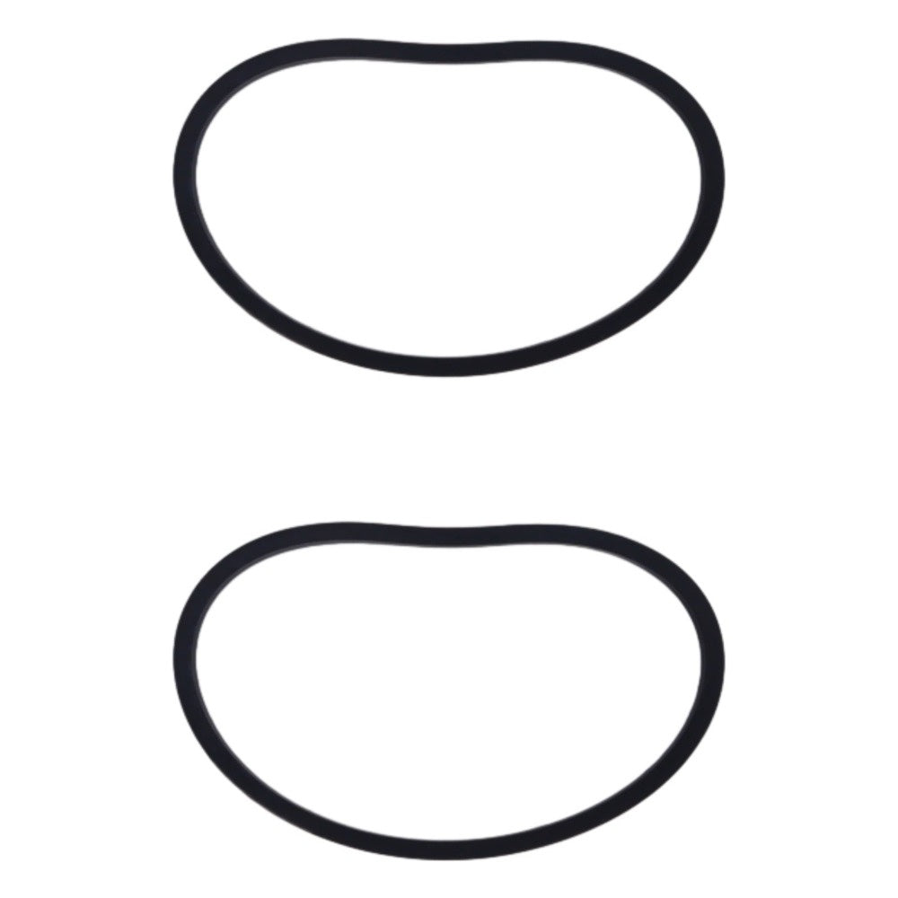 2 Pieces Polyester Cord Cogged Wrapped Belt 6610125080 compatible with Kubota Tractor G1700 G1800 G1900S