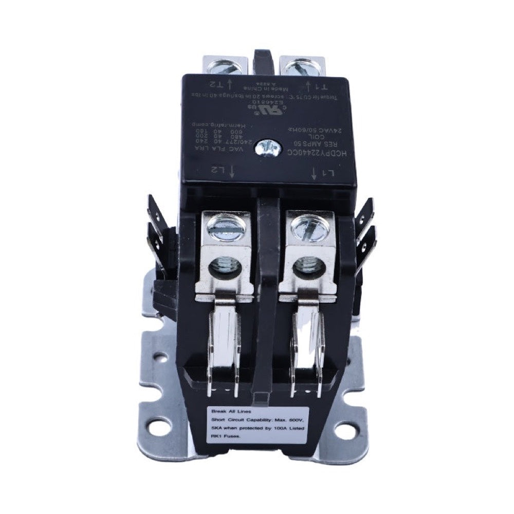 2 Pole 40 Amp 24V Aftermarket Siemens 45GG20AJ Supco DP40242 Packard C240A Hartland Controls HCCY2XQ04GG Coil Definite Purpose Air Conditioner Contactor
