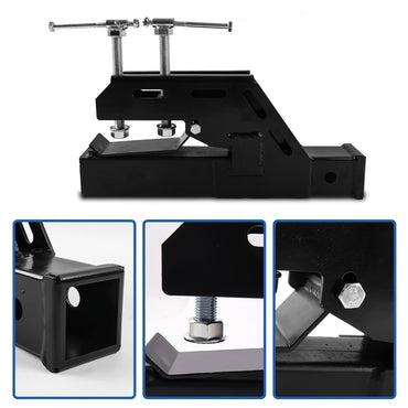 2" Clamp on Trailer Hitch Receiver Tractor Bucket Hitch Non-Slip Ball Mount Adapter for use with Kubota John Deere Bobcat