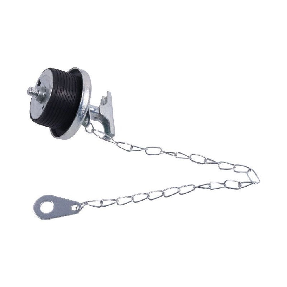 2" Oil Filter Cap with Chain 107981 fits CASE Engine D-429 Komatsu Excavator MX09 MX15 MX202 MX272 MX352 MX502 Doosan Loader MEGA 500-V