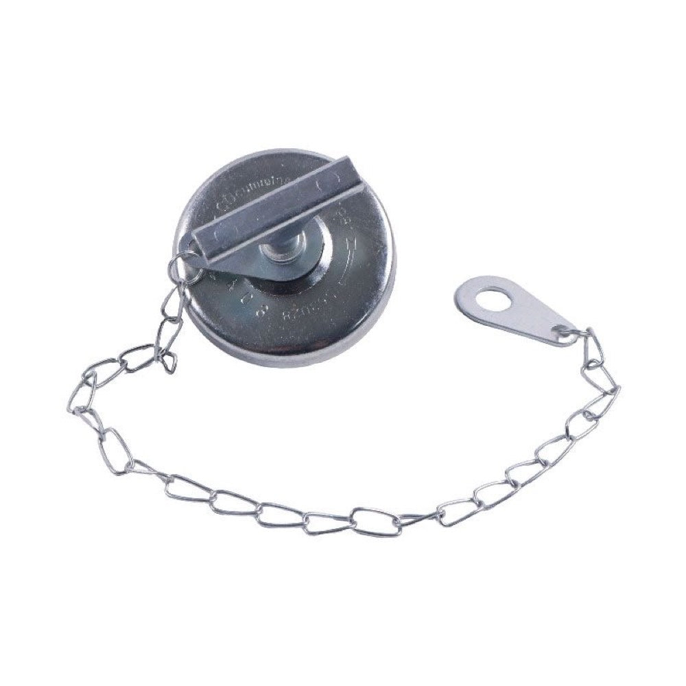 2" Oil Filter Cap with Chain 107981 fits CASE Engine D-429 Komatsu Excavator MX09 MX15 MX202 MX272 MX352 MX502 Doosan Loader MEGA 500-V