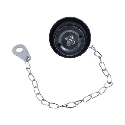 2" Oil Filter Cap with Chain 107981 fits CASE Engine D-429 Komatsu Excavator MX09 MX15 MX202 MX272 MX352 MX502 Doosan Loader MEGA 500-V