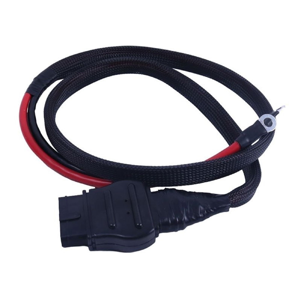 2-Pin Battery Cable Harness Kit Truck Side 61169 8274 with Plug Cover compatible with Western Fisher Snow Plows