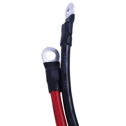 2-Pin Battery Cable Harness Kit Truck Side 61169 8274 with Plug Cover compatible with Western Fisher Snow Plows
