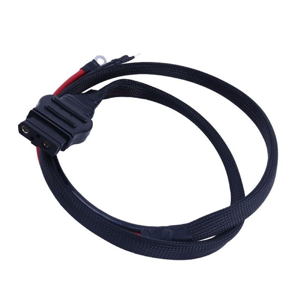 2-Pin Battery Cable Harness Kit Truck Side 61169 8274 with Plug Cover compatible with Western Fisher Snow Plows