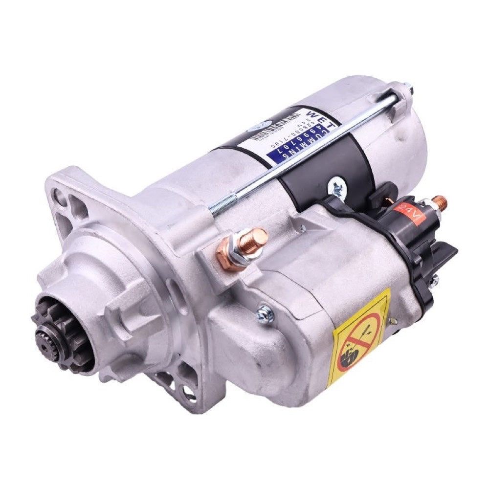 24V 10T Starter Motor 4996707 suitable for Cummins Engine 4B3.9 6B5.9 6C8.3 ISF3.8 QSB4.5 QSB5.9 QSB6.7 QSF3.8