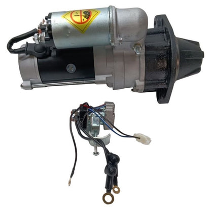 24V 11T Starter Motor 600-813-4421 fits Komatsu Engine 6D95 S4D95L-1 Excavator PC120-6 PC100-6 PC200-5 PC210-6 PC220-6