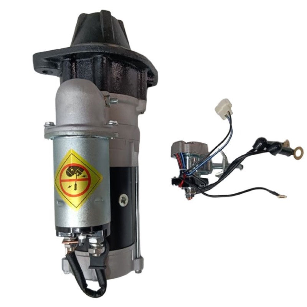 24V 11T Starter Motor 600-813-4421 fits Komatsu Engine 6D95 S4D95L-1 Excavator PC120-6 PC100-6 PC200-5 PC210-6 PC220-6