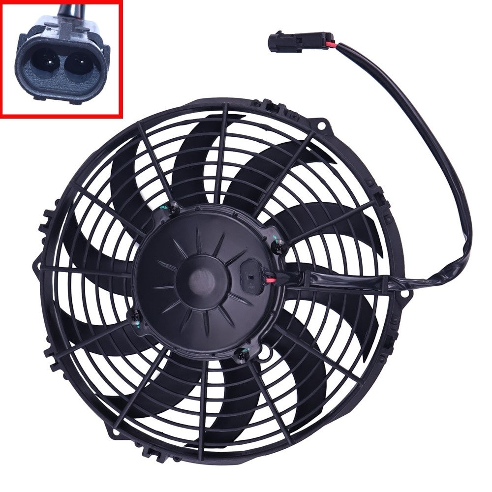 24V 255mm/10 Inch Universal Blow Cooling Fan - Replaces Spal VA11-BP12/C-57A 30100455