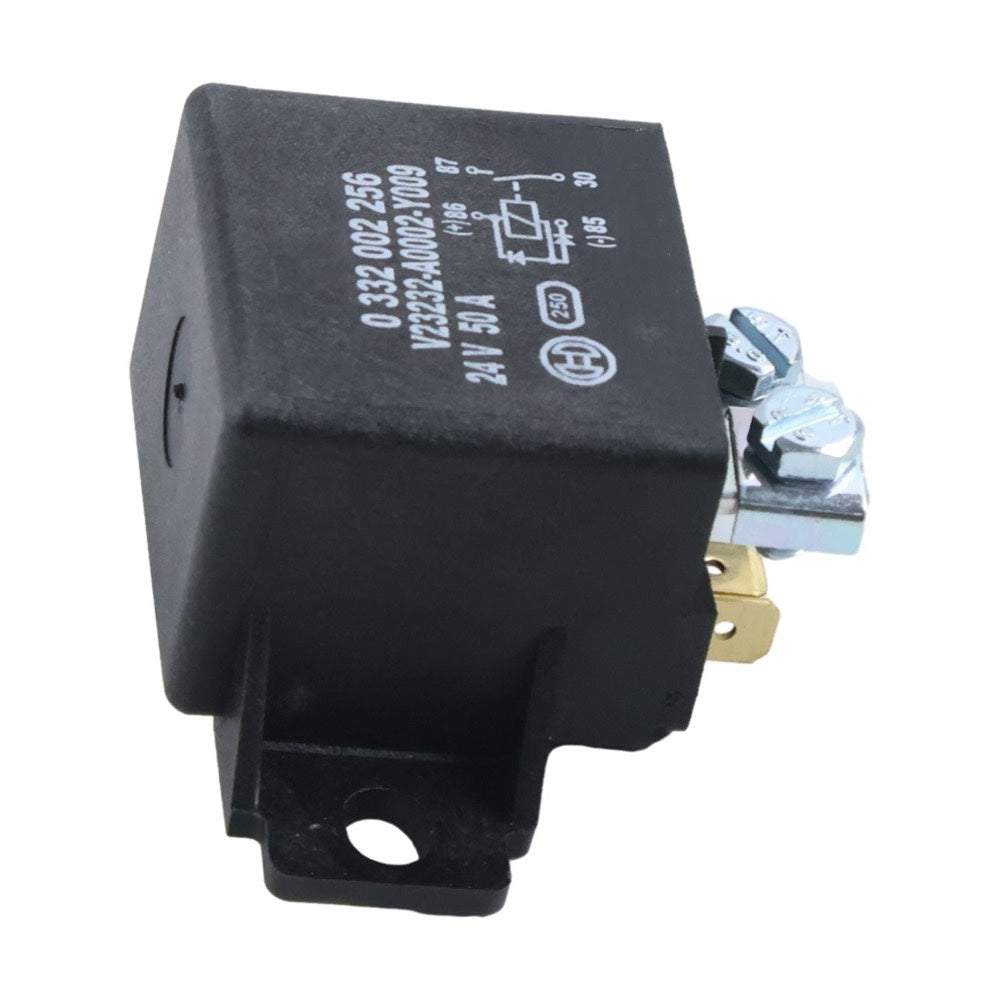 24V 50A 4-Pin Main Current Relay VOE14216052 for use with Volvo Excavator EC130 EC130C EC150 EC150C EC230B EW130 EW130C EW150 EW150C EW230B