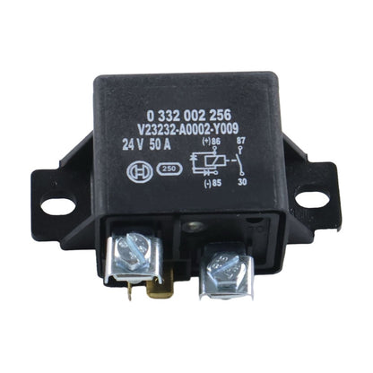 24V 50A 4-Pin Main Current Relay VOE14216052 for use with Volvo Excavator EC130 EC130C EC150 EC150C EC230B EW130 EW130C EW150 EW150C EW230B