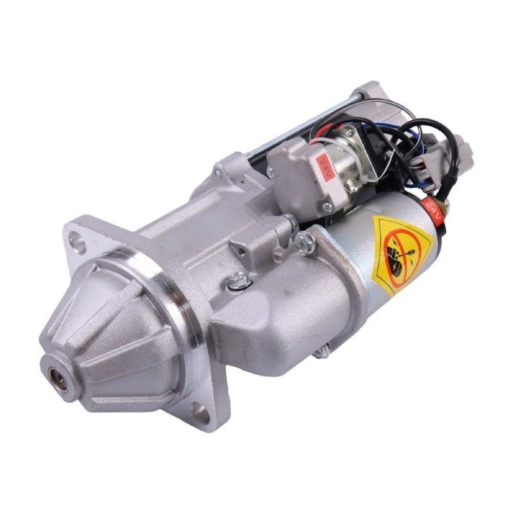 24V 9T Starter Motor 600-813-4411 600-813-441 fits Komatsu Engine 4D95 Excavator PC75UU-2 PC75UD-2 PC75UD-2E PC75UU-2E