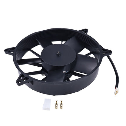 24V Aftermarket Spal VA15BP70LL39S 10" Paddle Blade Pusher Automotive Cooling Fan Assembly fits Truck