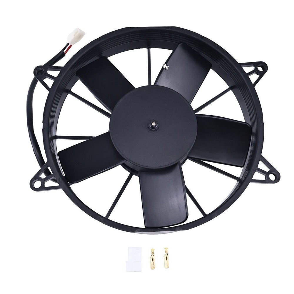 24V Aftermarket Spal VA15BP70LL39S 10" Paddle Blade Pusher Automotive Cooling Fan Assembly fits Truck