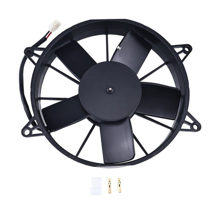 24V Aftermarket Spal VA15BP70LL39S 10" Paddle Blade Pusher Automotive Cooling Fan Assembly fits Truck