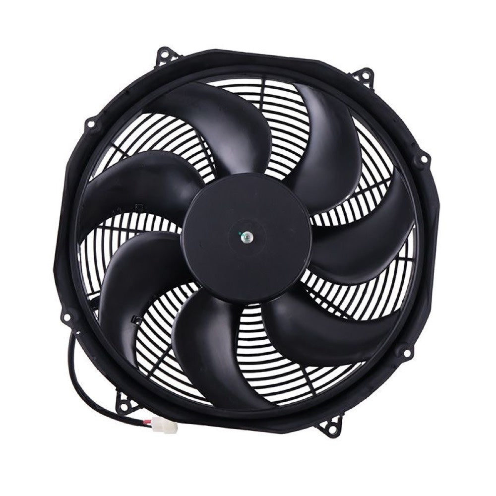 24V Aftermarket Spal VA33-BP93/LL-65A Condenser Cooling Fan for use with Bus Truck