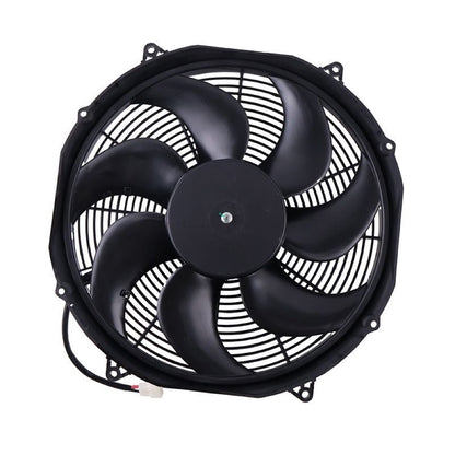 24V Aftermarket Spal VA33-BP93/LL-65A Condenser Cooling Fan for use with Bus Truck