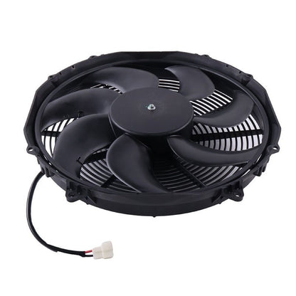24V Aftermarket Spal VA33-BP93/LL-65A Condenser Cooling Fan for use with Bus Truck