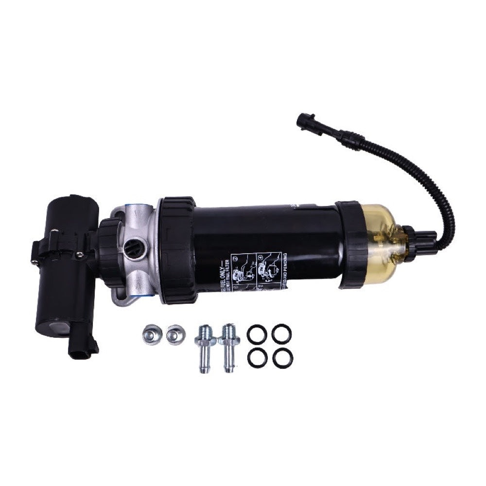 24V Fuel Filter Assembly RE559946 suitable for John Deere 4045 6068 Engine 210 130G 160GLC 180GLC 210G 444K 605K 655K 550K 650K 700K