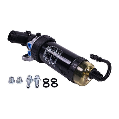 24V Fuel Filter Assembly RE559946 suitable for John Deere 4045 6068 Engine 210 130G 160GLC 180GLC 210G 444K 605K 655K 550K 650K 700K